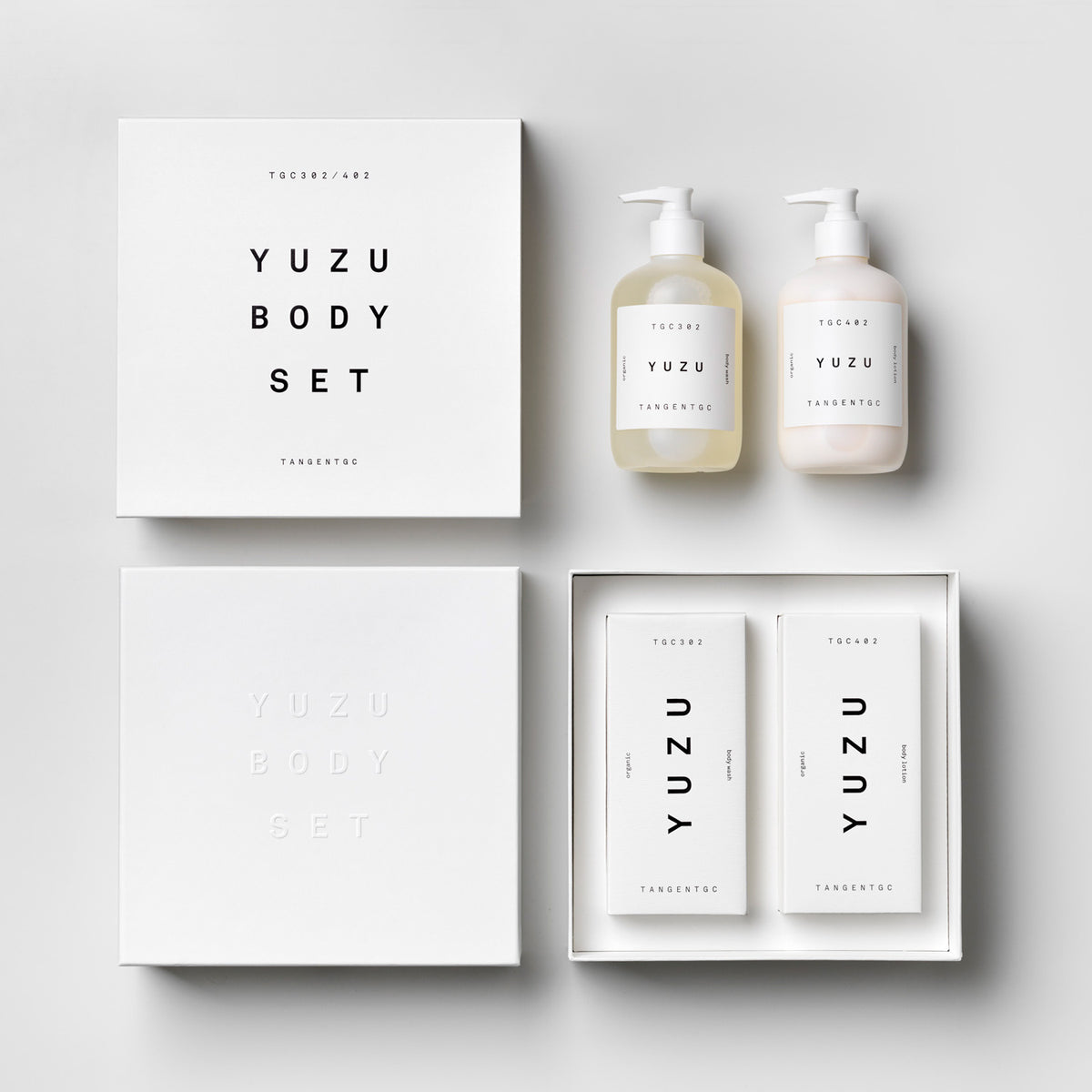 CHANSAN COSMETICS Protection Base 2本 TGC_yuzu-body-set-complete-
